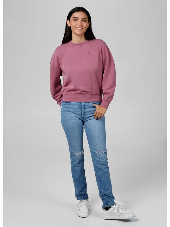 PITBULL PITBULL Bluza Bluza damska Washed Manzanita XS/S Różowy Oversize