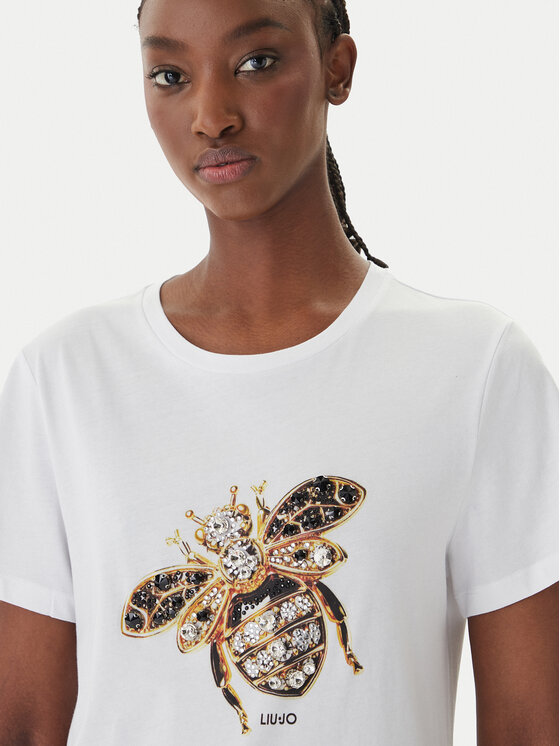 Liu Jo Liu Jo T-Shirt WA6237 JS923 Weiß Regular Fit