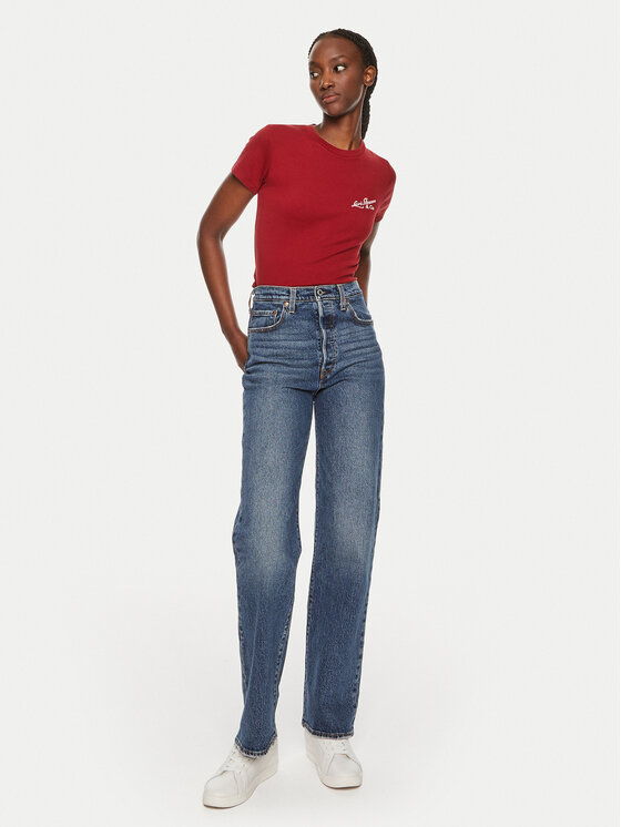 Levi's® Levi's® Džinsi Ribcage 79078-0007 Zils Straight Fit