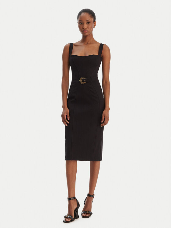Versace Jeans Couture Versace Jeans Couture Коктейльна сукня 80HAO940 J0092 Чорний Slim Fit