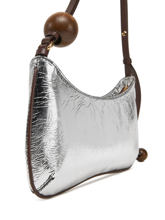 JACQUEMUS JACQUEMUS Borsetta Le Bisou Perle 24H231BA057-3192 Argento