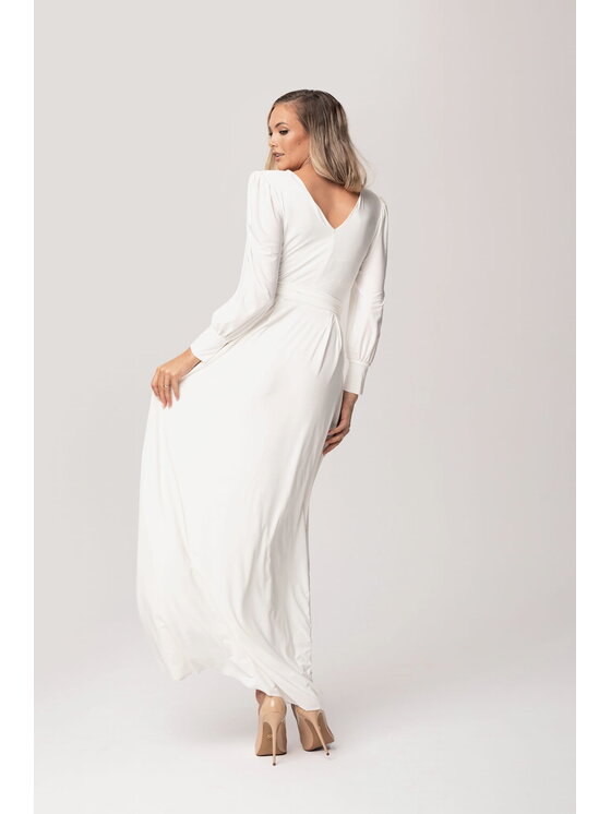 Aurora Aurora Večerní šaty Ślubna Cristal Bílá Feminine Fit