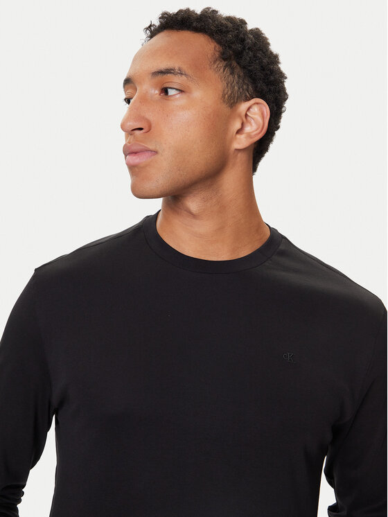 Calvin Klein Calvin Klein S dlouhým rukávem LV04LD227G Černá Regular Fit