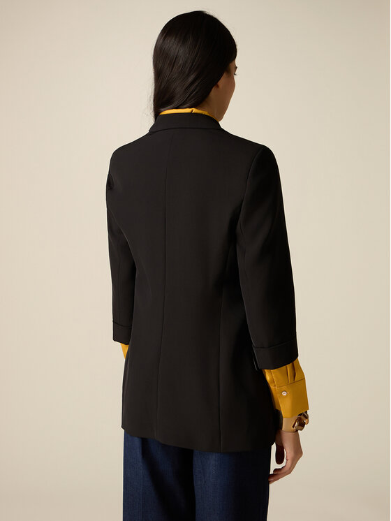 Oltre Oltre Giacca da abito Q811R004609N033 Nero Regular Fit