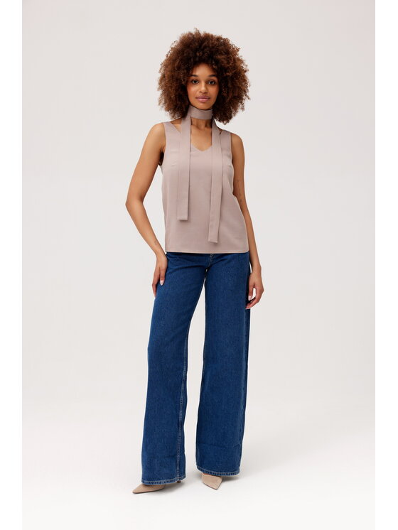 TOTU TOTU Top IVY Różowy Regular Fit
