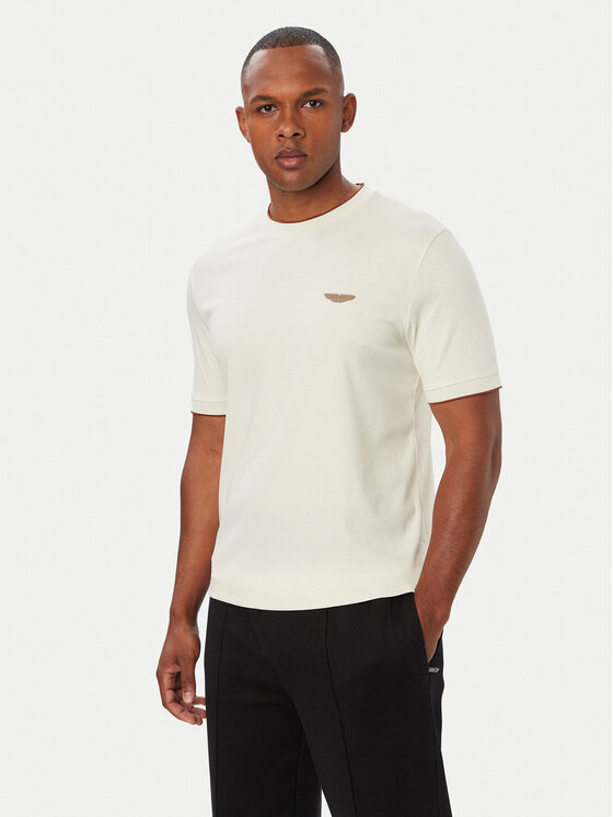 BOSS BOSS Marškinėliai C-Thompson 50575011 Kreminė Regular Fit
