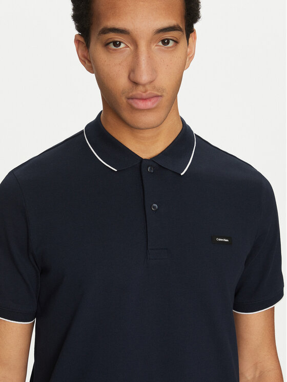Calvin Klein Calvin Klein Tricou polo K10K112751 Bleumarin Regular Fit