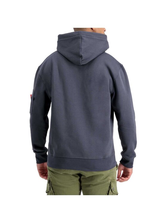 Alpha Industries Alpha Industries Mikina AI.118331-136-XXL Sivá Regular Fit