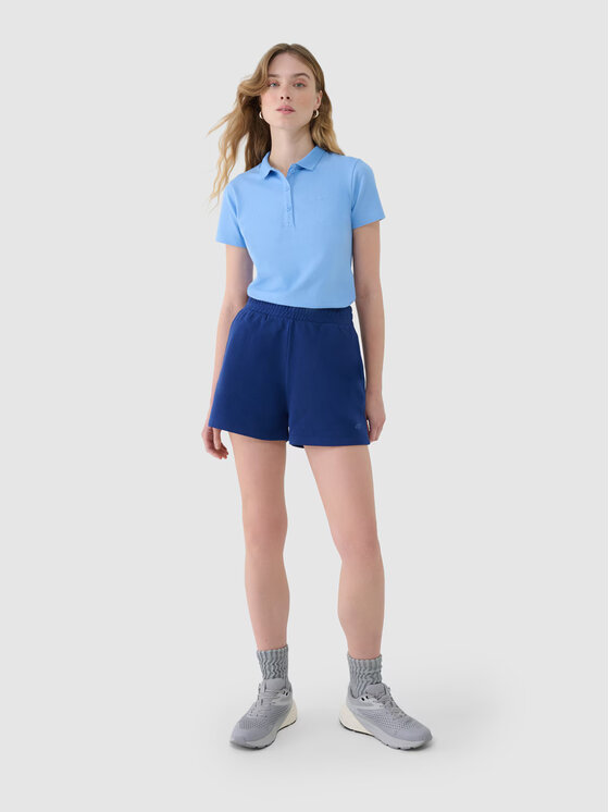 4F 4F Polokošeľa 4FWMM00TPTSF365-32S Modrá Slim Fit