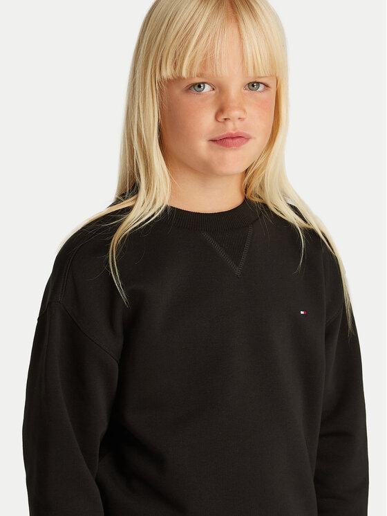 Tommy Hilfiger Tommy Hilfiger Bluza Timeless KS0KS00534 S Czarny Regular Fit