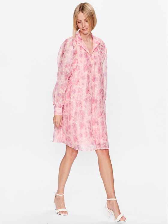 Bruuns Bazaar Bruuns Bazaar Sukienka koszulowa Pihilina BBW3255 Różowy Regular Fit