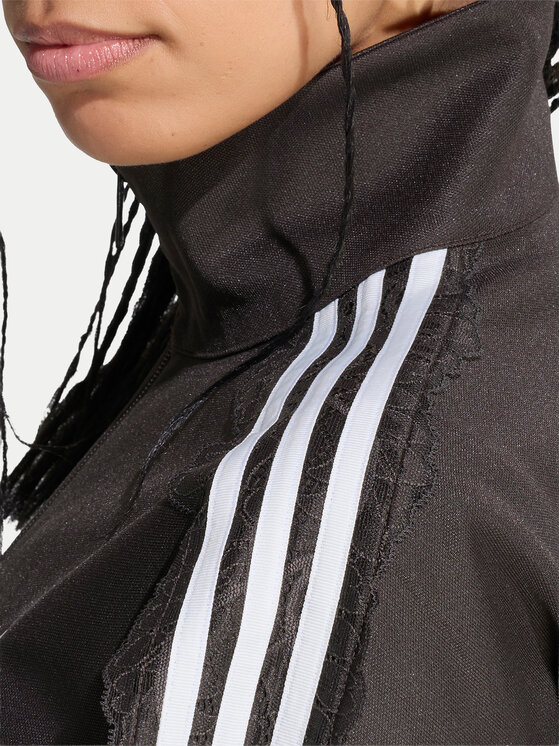 adidas adidas Mikina Lace Oversized Archive Track Top LG4278 Hnedá Regular Fit