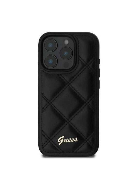 Guess Guess Etui na telefon iPhone 16 Pro Max Czarny