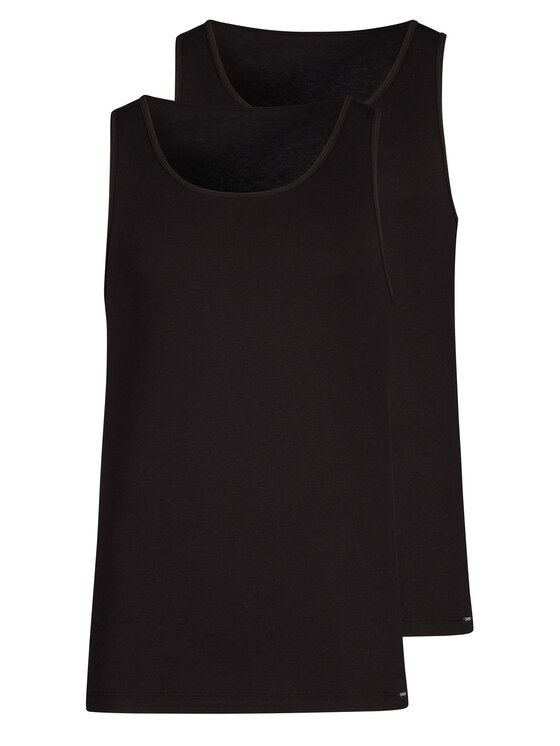 Skiny Skiny Souprava tílek 80806 Černá Slim Fit