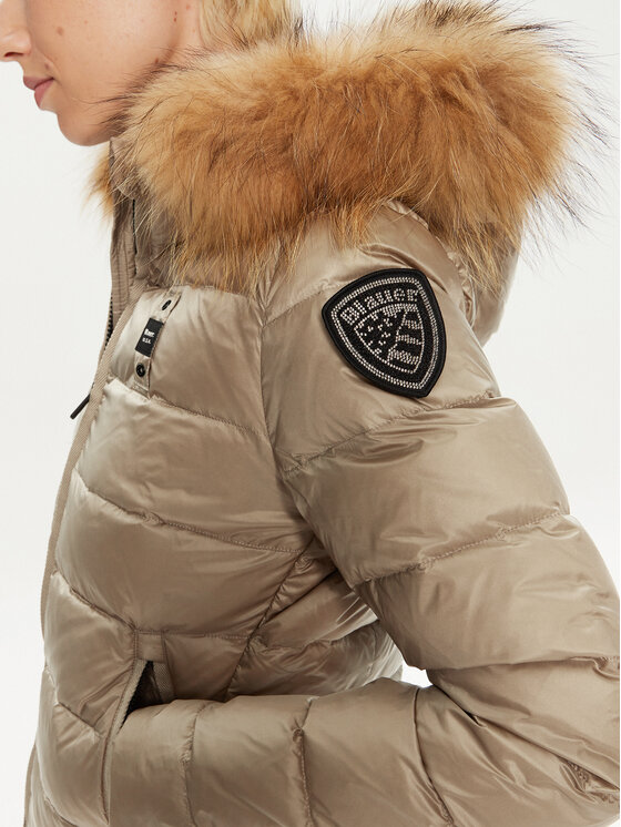 Blauer Blauer Pernata jakna 24WBLDC03038 Bež Regular Fit
