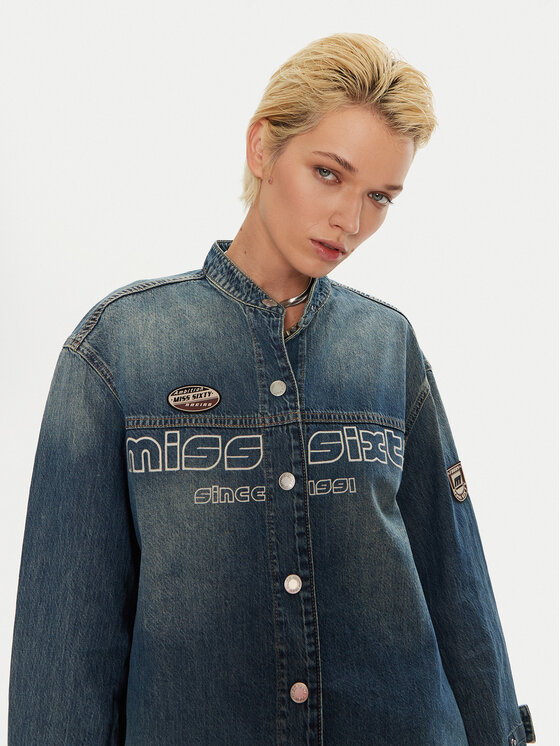 Miss Sixty Miss Sixty Jeansová bunda 6L3XJ5180000 Modrá Regular Fit