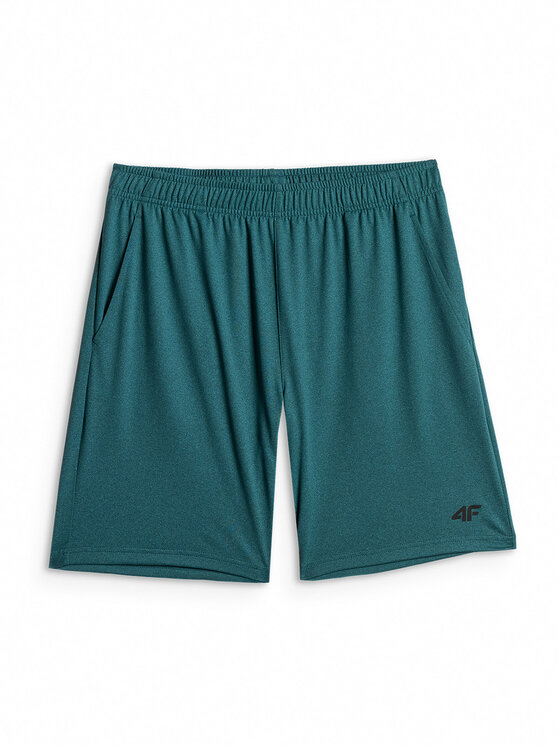 4F 4F Szorty sportowe ATHLETIC Zielony Regular Fit