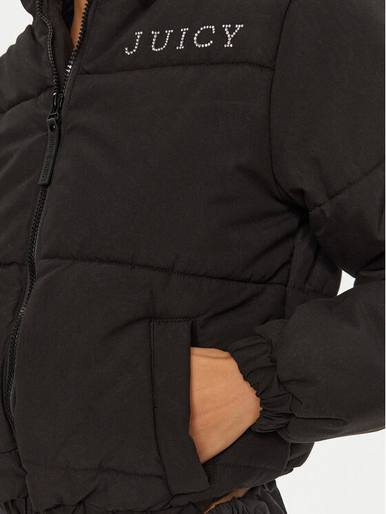 Juicy Couture Juicy Couture Télikabát Margie JCOIJ224553 Fekete Regular Fit