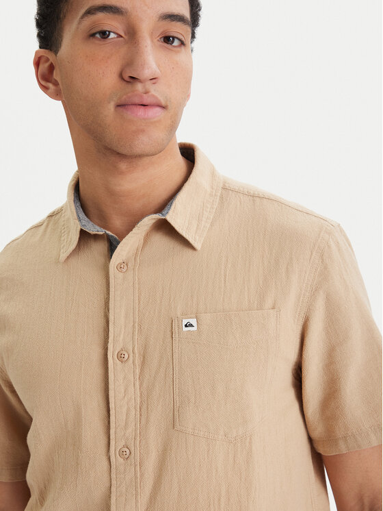 Quiksilver Quiksilver Koszula Time Box EQYWT04622 Beżowy Regular Fit