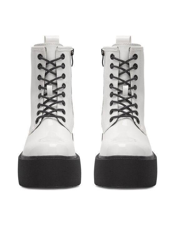DeeZee DeeZee Botine WS101-08A Alb