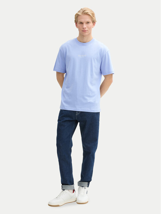 Tom Tailor Denim Tom Tailor Denim T-shirt 1045021 Svijetloplava Relaxed Fit
