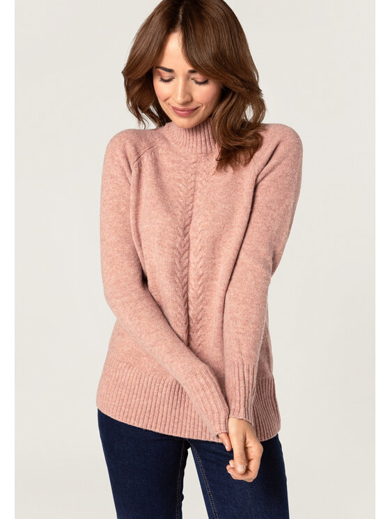 QUIOSQUE QUIOSQUE Svetr 6TP002 Růžová Regular Fit