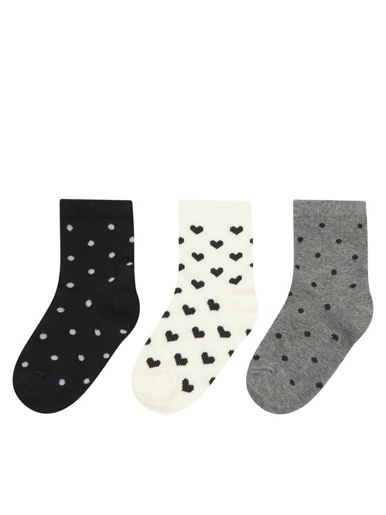Set de 3 perechi de șosete lungi pentru copii Nelli Blu 7KB-003-SS24 (3-PACK) Colorat
