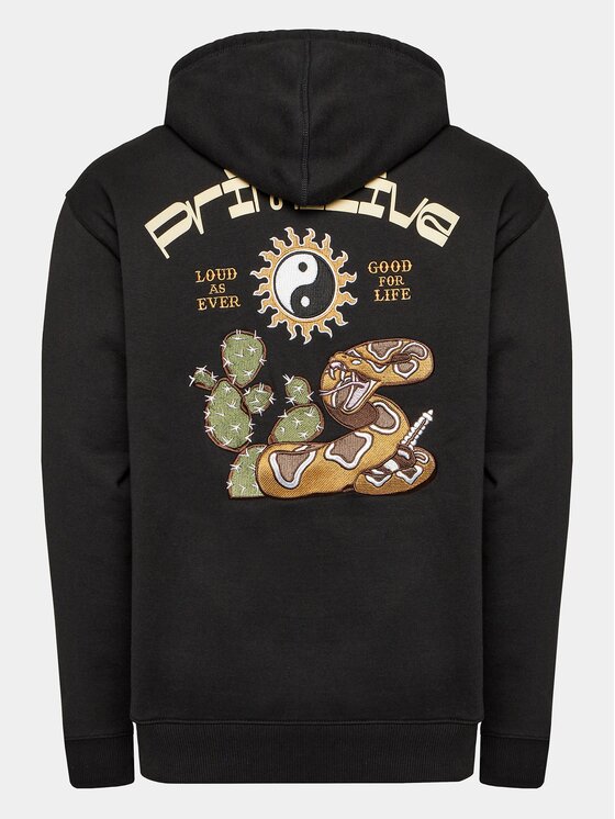 Primitive Primitive Μπλούζα Badlands PA323241 Μαύρο Regular Fit