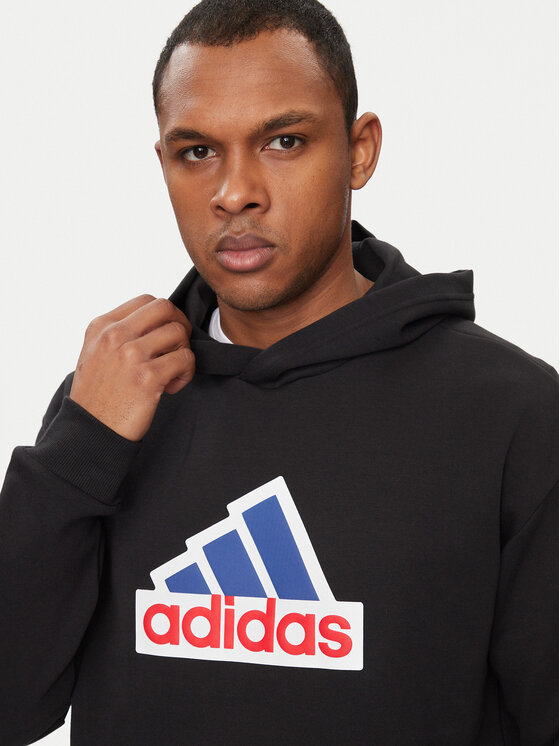 adidas adidas Majica dugih rukava Future Icons Badge of Sport IS3233 Crna Relaxed Fit