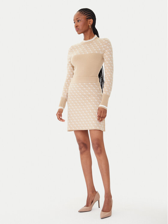 Guess Guess Maglione W5BR24 Z3JD2 Beige Slim Fit