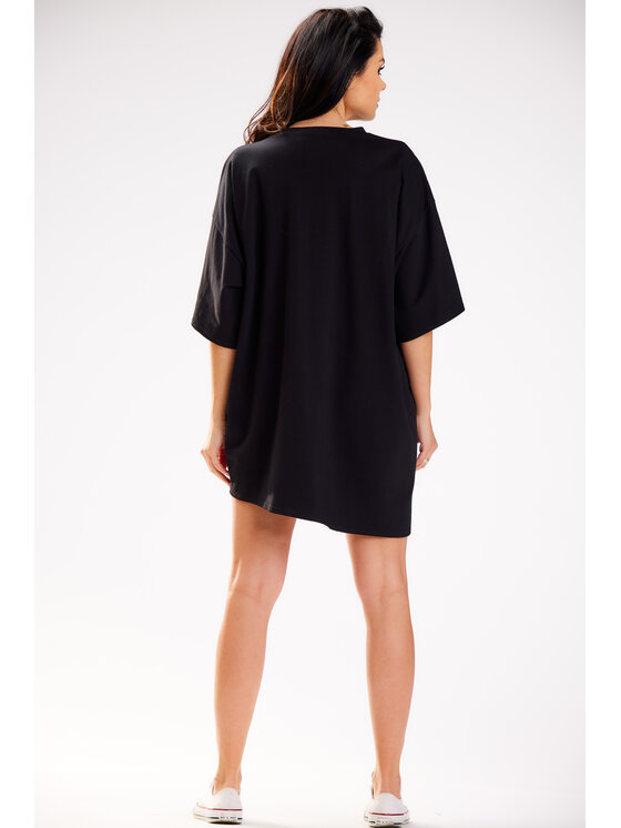 Infinite You Infinite You Sukienka codzienna M252 Czarny Basic Fit