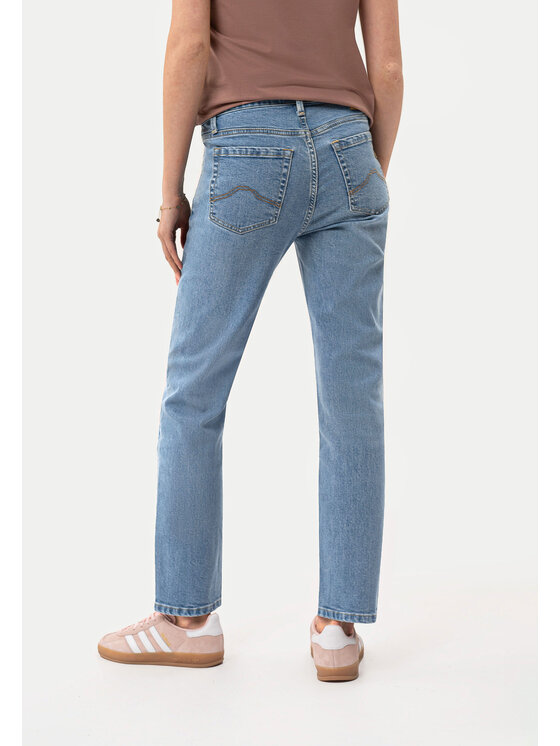 Volcano Volcano Jeansy D-SUNSY Niebieski Slim Fit