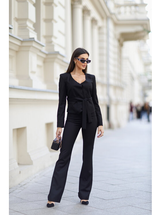 LilaLou LilaLou Garnitur Giselle Czarny Regular Fit