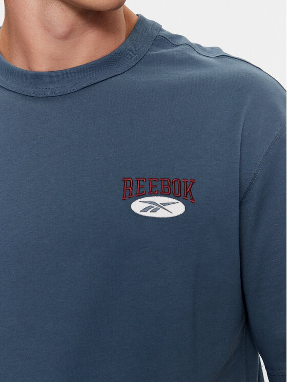 Reebok Reebok T-Shirt Archive Essentials IM1523 Niebieski Regular Fit