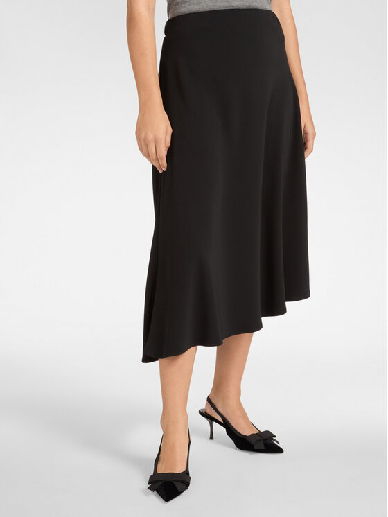 Elena Mirò Elena Mirò Spódnica midi 1049P000060N033 Czarny A-Line Fit