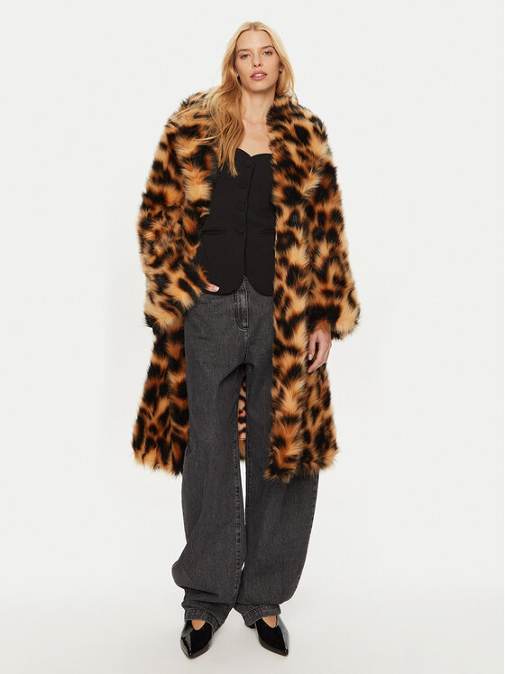 ROTATE ROTATE Кожено палто Erika 1113892849 Цветен Regular Fit