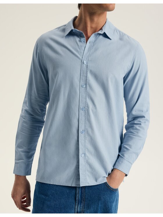 Esotiq Esotiq Koszula 44392 Niebieski Regular Fit