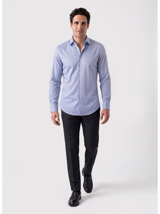 Pako Lorente Pako Lorente Koszula P26WF-1X-006 Niebieski Slim Fit