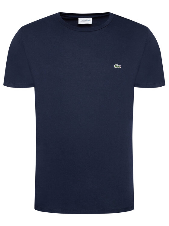 Lacoste Lacoste T-Shirt TH6709 Tmavomodrá Regular Fit