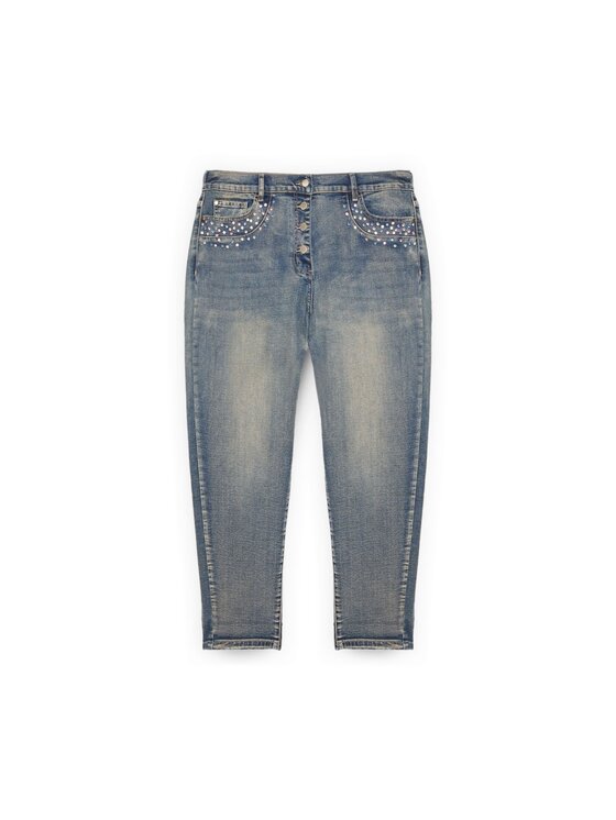 Fiorella Rubino Fiorella Rubino Jeansy P468T105226N024 Turkusowy Regular Fit