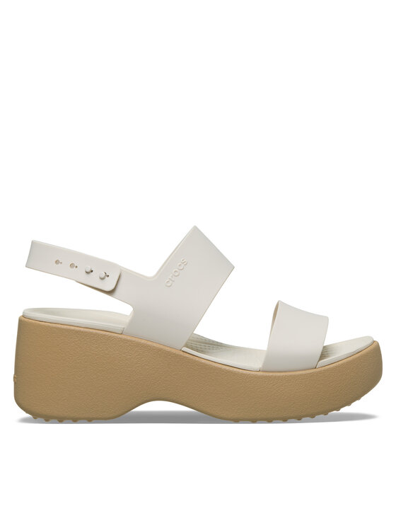 Crocs Sandały Brooklyn Sky Sandal 212250 Beżowy