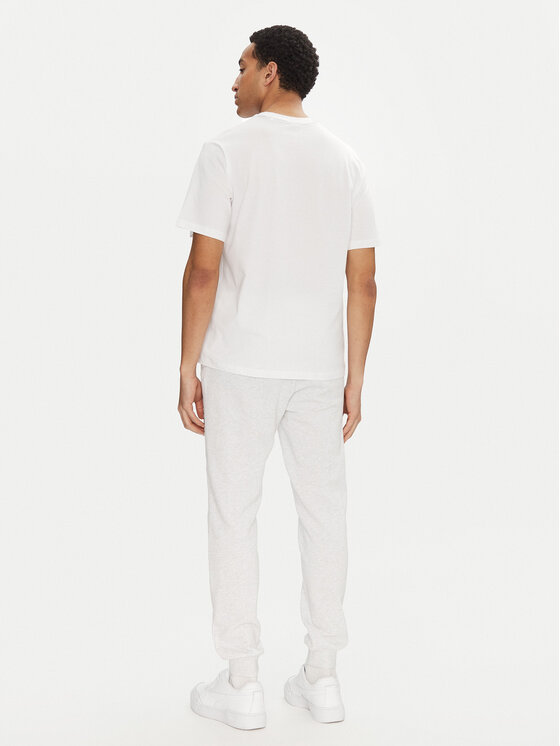 Jack&Jones Jack&Jones Komplet majice i hlača trenirki Beau 12277849 Bijela Relaxed Fit