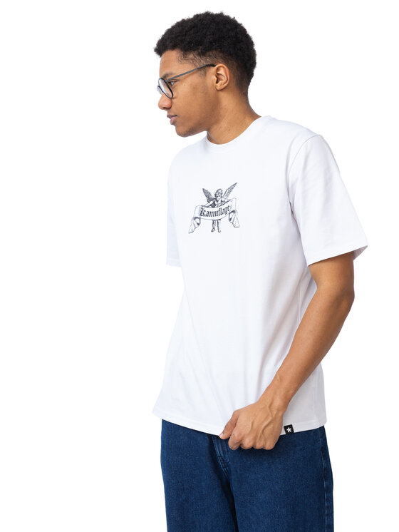 Kamuflage Kamuflage T-Shirt Hellfire Biały Oversize