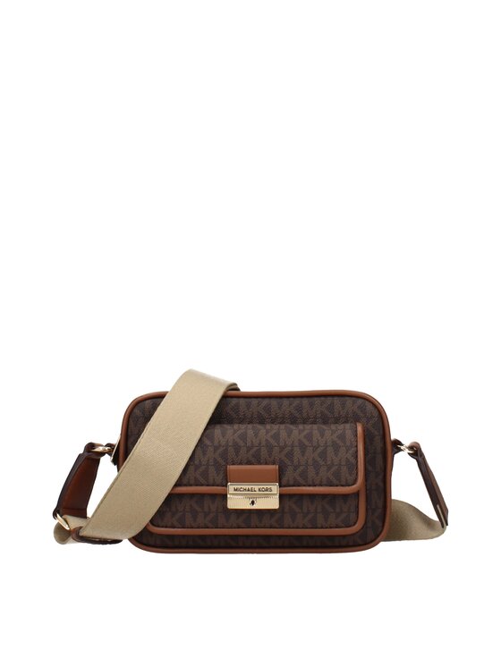 Michael Kors Michael Kors Torebka Brown Fabric Crossbody Brązowy