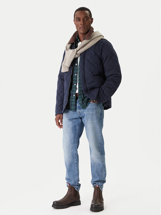 Hunter Hunter Übergangsjacke Ardwell HARM0003252 Dunkelblau Regular Fit