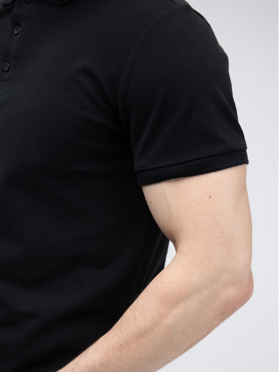 BIG STAR BIG STAR Polo markolinos_906 Czarny Basic Fit