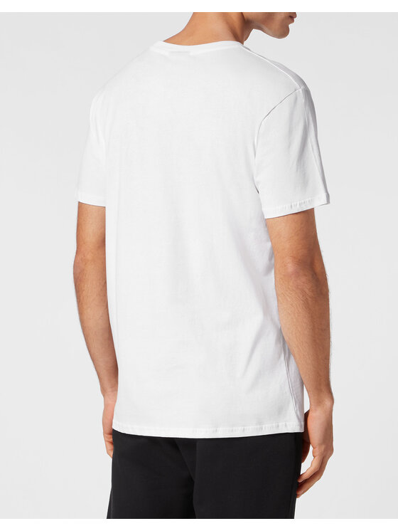 Plein Sport Plein Sport T-Shirt 13051 Biały Regular Fit