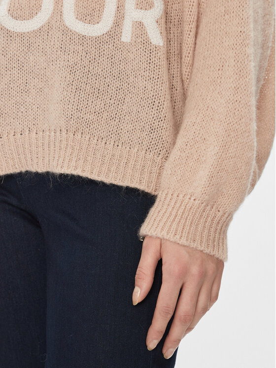 Kontatto Kontatto Sweater 3M1200 Bézs Oversize