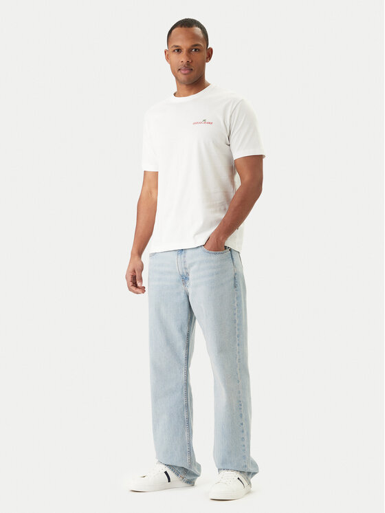 Guess Jeans Guess Jeans Tricou M6GIC0 K8HM0 Alb Regular Fit