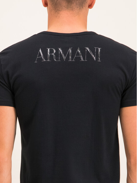 Emporio Armani Underwear Emporio Armani Underwear Marškinėliai 111035 CC716 00020 Juoda Slim Fit
